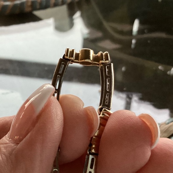 CUSTOM - 2 CT- 14K (solid) Yellow & White Gold Genuine Diamond Tennis Bracelet - Picture 14 of 14